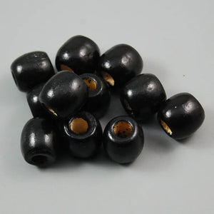 Missxiang 12MM 17MM Mixed Colors Round Wooden Beads Large Hole Loose Ball Beads