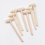 20Pcs Mini Wooden Hammer for Kids Jewelry Making