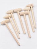 20Pcs Mini Wooden Hammer for Kids Jewelry Making