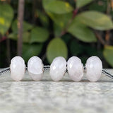 925 Silver Rose Crystal Stone Charm Bead for Bracelet