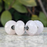 925 Silver Rose Crystal Stone Charm Bead for Bracelet