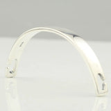 Mistletoe 925 Sterling Silver Bangle Link Bracelet