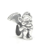 Sterling Silver Bat Elf Charm Bead for European Bracelet