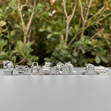 925 Sterling Silver Bear Picnic Basket Mistletoe Charm Bead