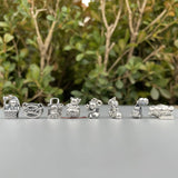 925 Sterling Silver Bear Picnic Basket Mistletoe Charm Bead
