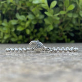 925 Sterling Silver Heart Lock Clasp Charm European Jewelry