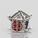 925 Silver Mistletoe Charm for European Bracelet