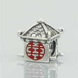 925 Silver Mistletoe Charm for European Bracelet