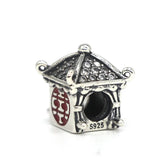 925 Silver Mistletoe Charm for European Bracelet