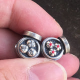 Mistletoe 925 Sterling Silver Bun Charm Bead Euro Jewelry