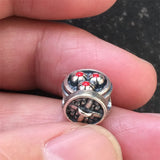 Mistletoe 925 Sterling Silver Bun Charm Bead Euro Jewelry