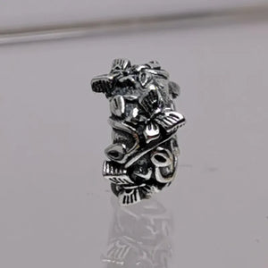 925 Silver Mistletoe Butterflies Stopper Spacer Charm Bead