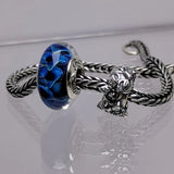 925 Silver Mistletoe Butterflies Stopper Spacer Charm Bead