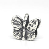 925 Silver Mistletoe Butterfly Charm