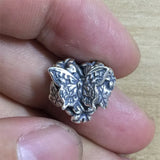 925 Silver Butterfly Heart Charm Bead for European Jewelry