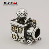 Mistletoe 925 Silver Charm Bead for European Bracelet