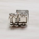 Mistletoe 925 Silver Charm Bead for European Bracelet