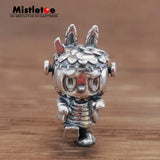 Mistletoe 925 Silver Cartoon Charm Bead for European Jewelry