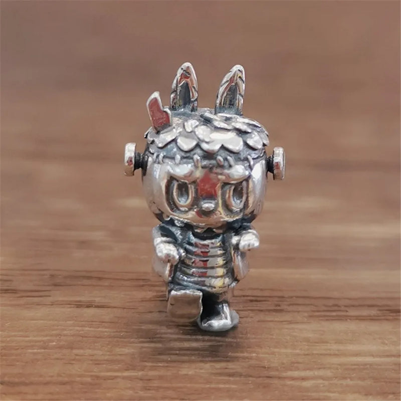 Mistletoe 925 Silver Cartoon Charm Bead for European Jewelry