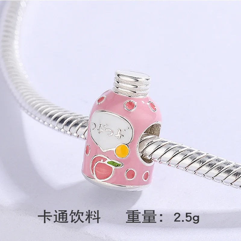 Mistletoe 925 Sterling Silver Charm Bead