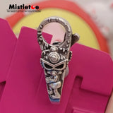 Mistletoe 925 Silver Cartoon Clasp Lock European Jewelry