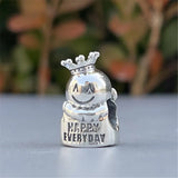 Smiley King Charm Bead European Jewelry