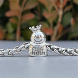 Smiley King Charm Bead European Jewelry