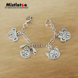 Mistletoe 925 Sterling Silver Safety Chain Charm Bead
