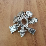 Mistletoe 925 Sterling Silver Spacer Charm European Jewelry