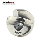 Mistletoe Charm Bead 925 Sterling Silver European Jewelry