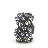 925 Silver Mistletoe Cherry Blossoms Daisy Spacer Charm Bead