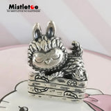 925 Silver Mistletoe Strawberry Cookies Charm Bead Jewelry