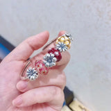 Mistletoe 925 Sterling Silver Daisy Flower Stoppper Spacer Charm Bead
