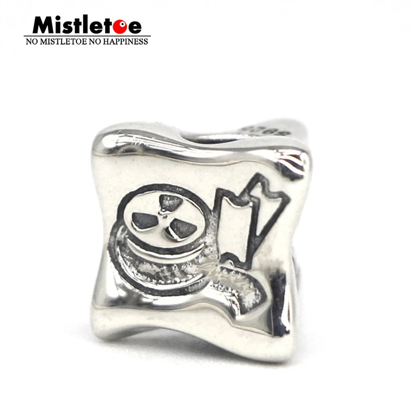 Mistletoe 925 Silver Date Night Charm Bead Bracelet Jewelry