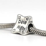 Mistletoe 925 Silver Date Night Charm Bead Bracelet Jewelry