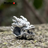 Sterling Silver Dragon Charm Bead for Jewelry