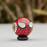925 Sterling Silver Enamel Hero Charm Bead Jewelry