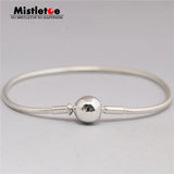 Mistletoe 925 Silver Snake Bracelet & Necklace