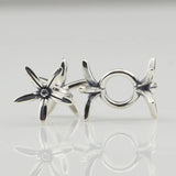 Mistletoe 925 Sterling Silver Flowers Charm Bead European Jewelry