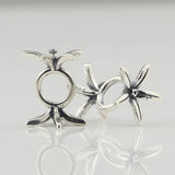Mistletoe 925 Sterling Silver Flowers Charm Bead European Jewelry