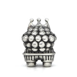 925 Silver Mistletoe King & Queen Charm Bead European Jewelry