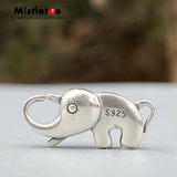 Sterling Silver Lucky Elephant Lock Clasp for Bracelet & Necklace