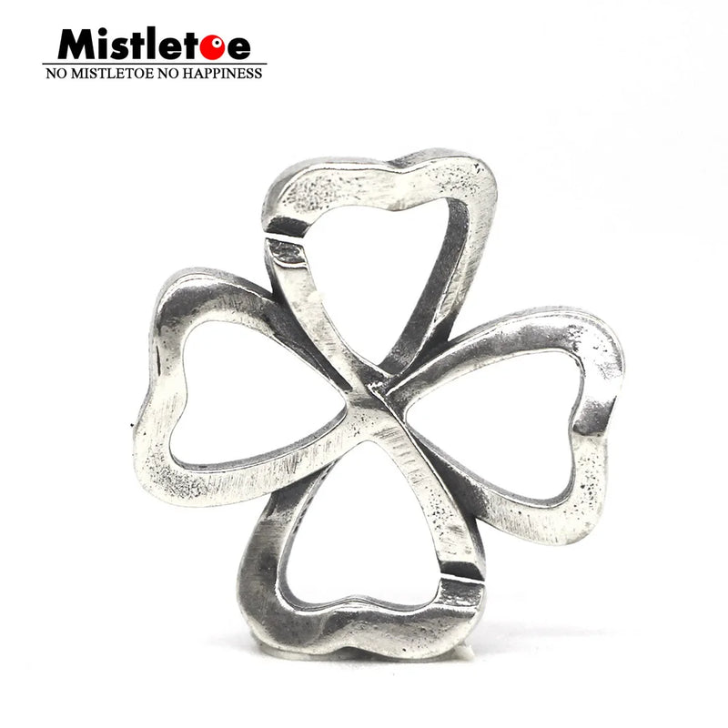 Mistletoe 925 Sterling Silver Lucky European Jewelry