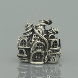 Mistletoe 925 Silver Charm Bead for European Jewelry