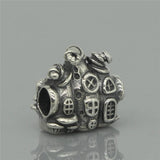 Mistletoe 925 Silver Charm Bead for European Jewelry