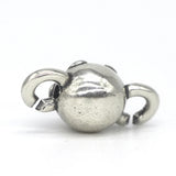 925 Sterling Silver Monkey Mistletoe Charm for European Troll Bracelet
