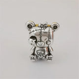 925 Sterling Silver Rabbit Charm Bead for European Jewelry