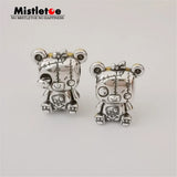 925 Sterling Silver Rabbit Charm Bead for European Jewelry