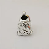 925 Sterling Silver Rabbit Charm Bead for European Jewelry