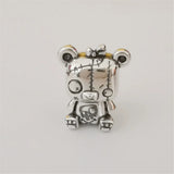 925 Sterling Silver Rabbit Charm Bead for European Jewelry
